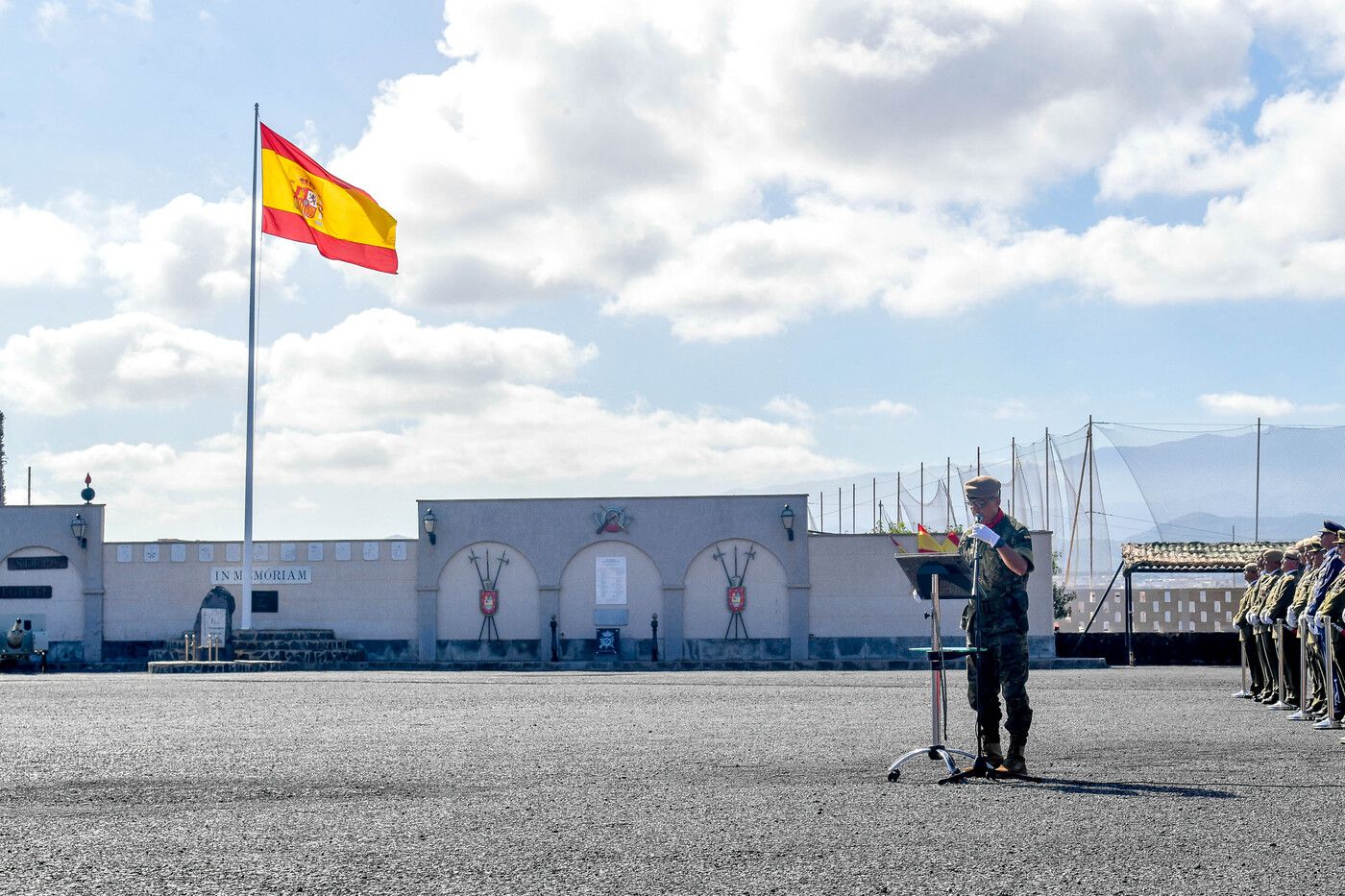 Celebración del día de la patrona de Infantería en Las Palmas de Gran Canaria