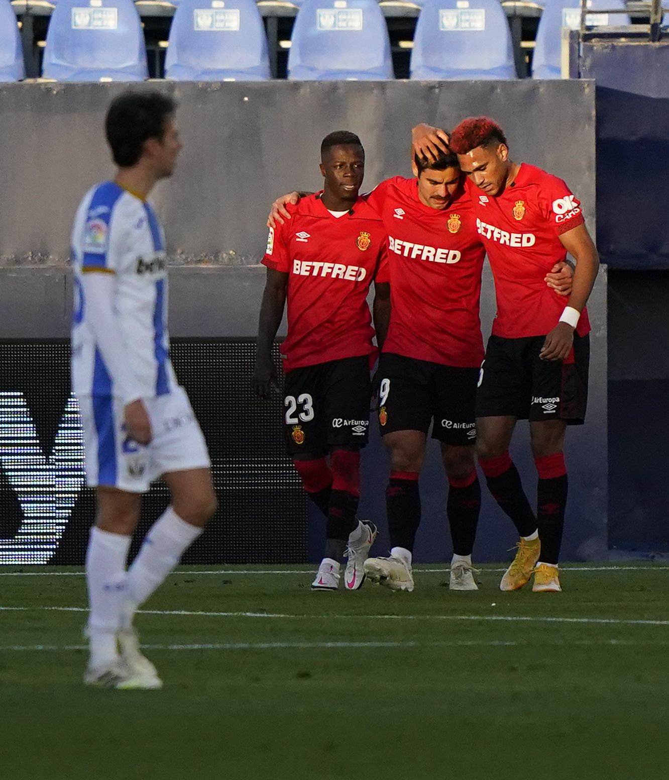 El Mallorca exhibe poderío en Leganés