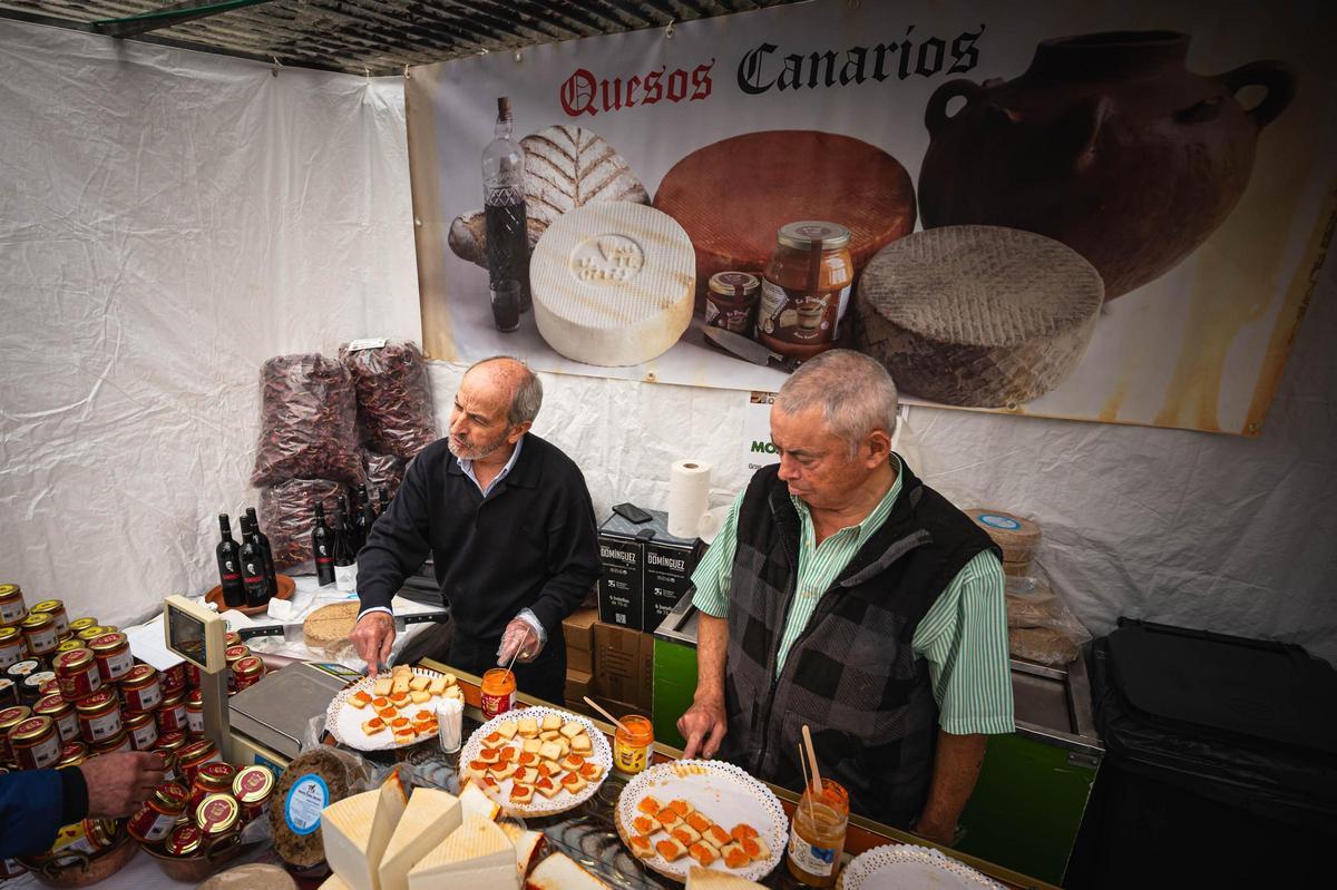 Feria del queso en Pinolere, Tenerife