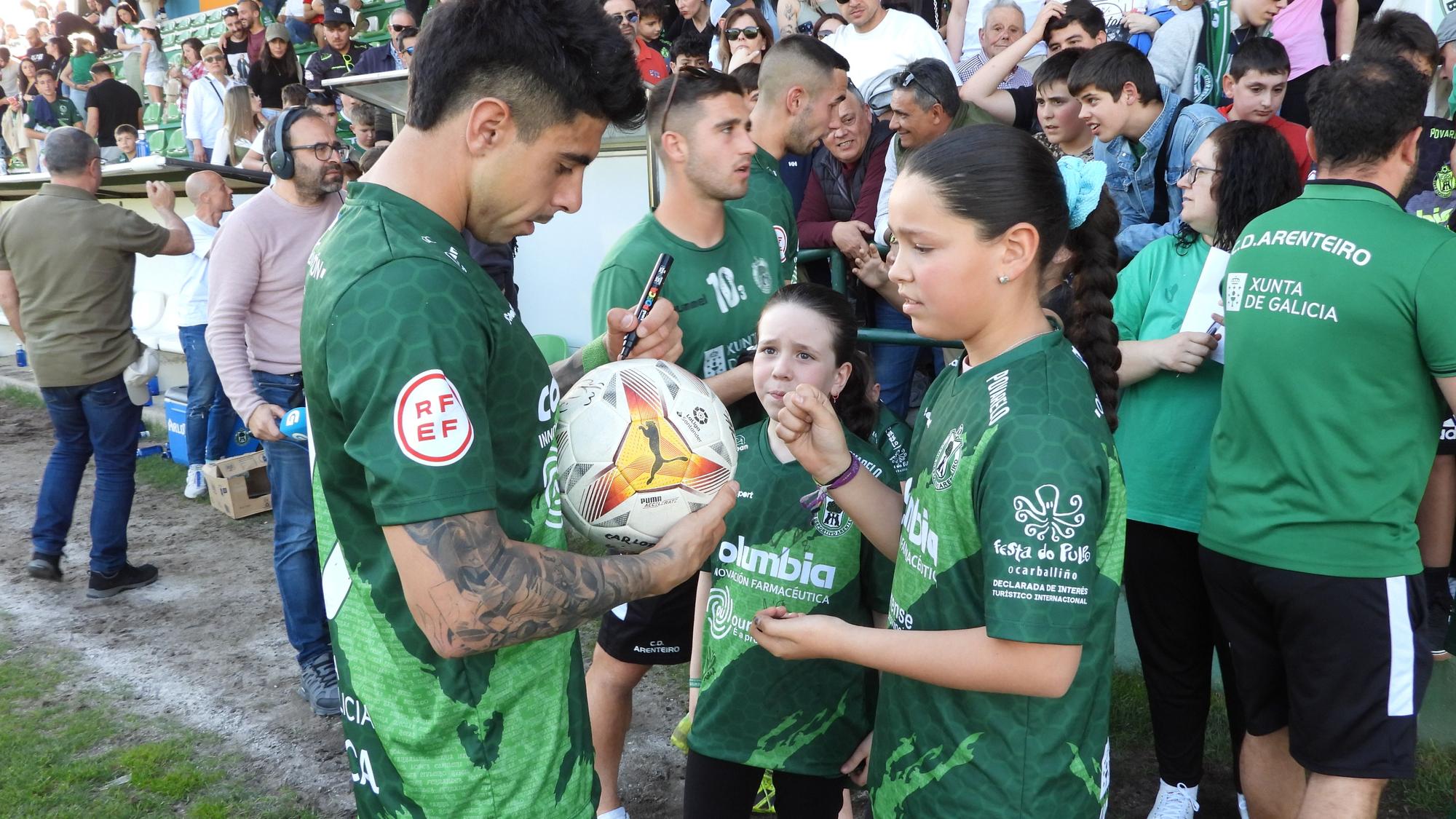 Las mejores imágenes del encuentro entre el Arenteiro y el Burgos Promesas (2-1)