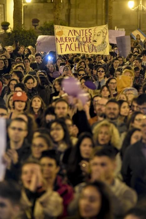 GENTE Y CULTURA 07-03-19  LAS PALMAS DE GRAN CANARIA. 8M Día Internacional de la Mujer. Manifestación por el 8M Día Internacional de la Mujer. FOTOS: JUAN CASTRO