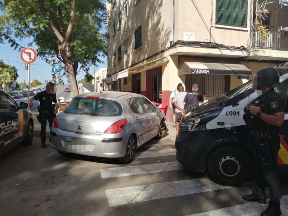 Operación contra el tráfico de heroína en Son Gotleu