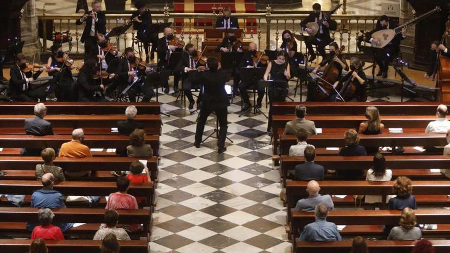 Un conciertu de «Forma Antiqva» na Catedral d'Uviéu. | Luisma Murias