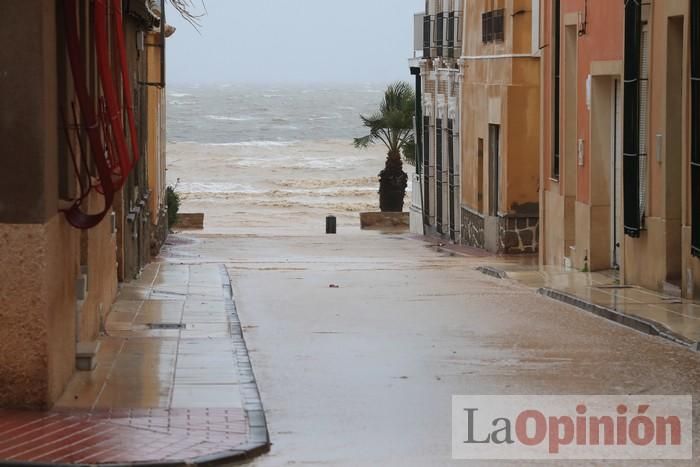 Temporal en Murcia: Los efectos de las lluvias en Los Alcázares y Cartagena