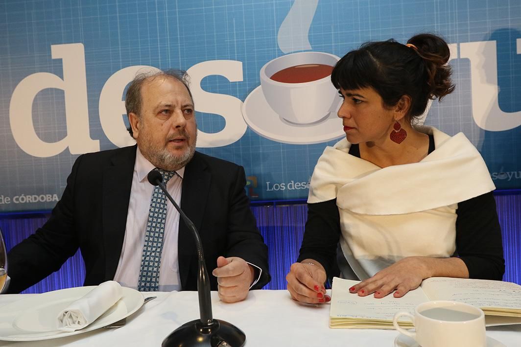 Teresa Rodríguez en los Desayunos de Diario CÓRDOBA