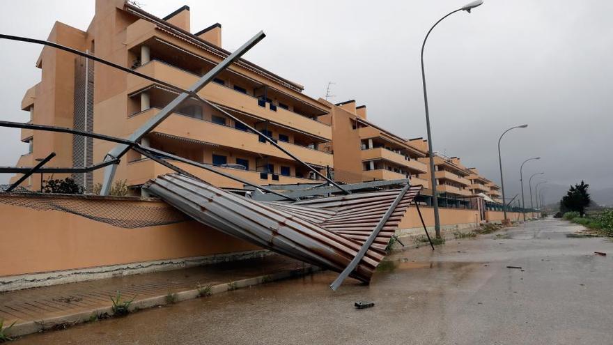 Las imágenes de la gota fría en el sur y el Mediterráneo