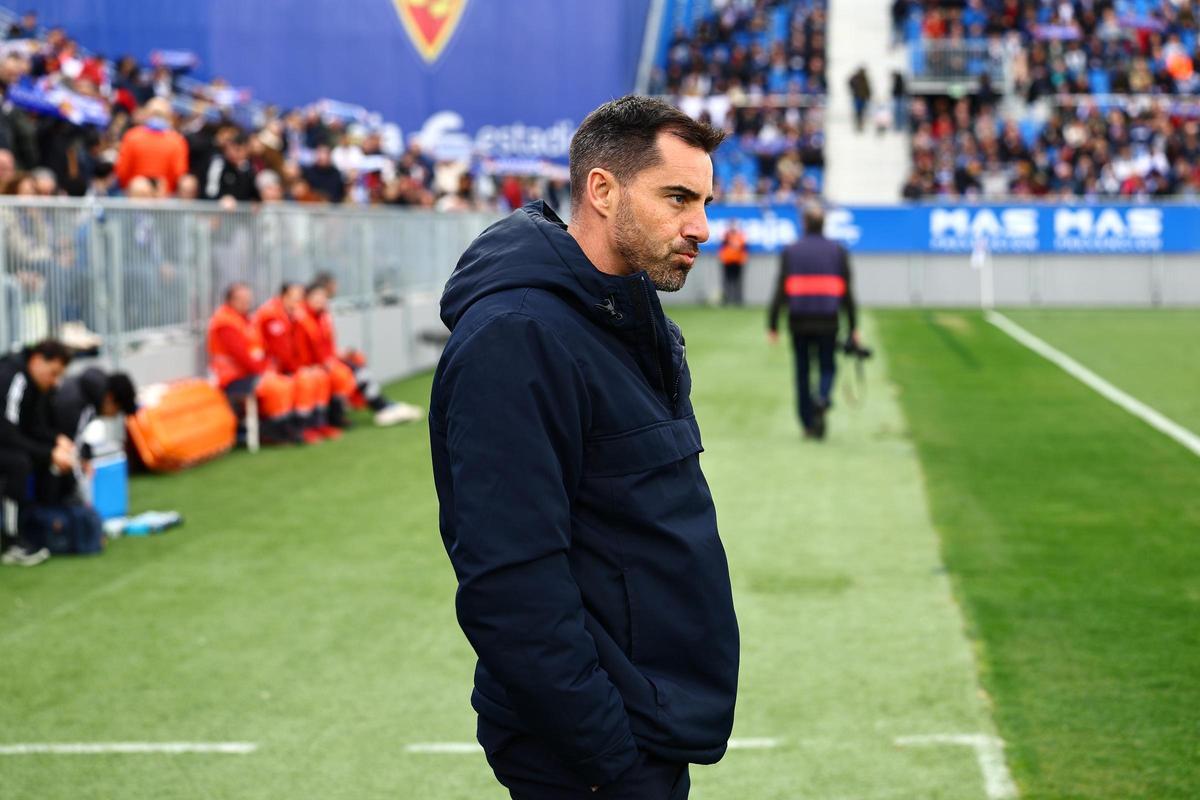 Rubén Sellés, antes del partido del pasado sábado ante el Burgos.