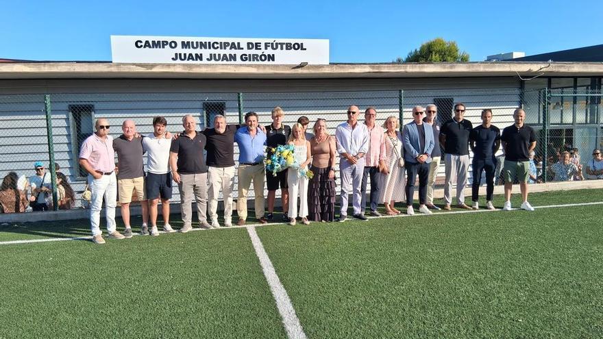 El campo de fútbol-7 de Son Caliu recibe el nombre de Juan Juan Girón