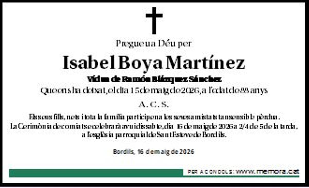 Isabel Boya