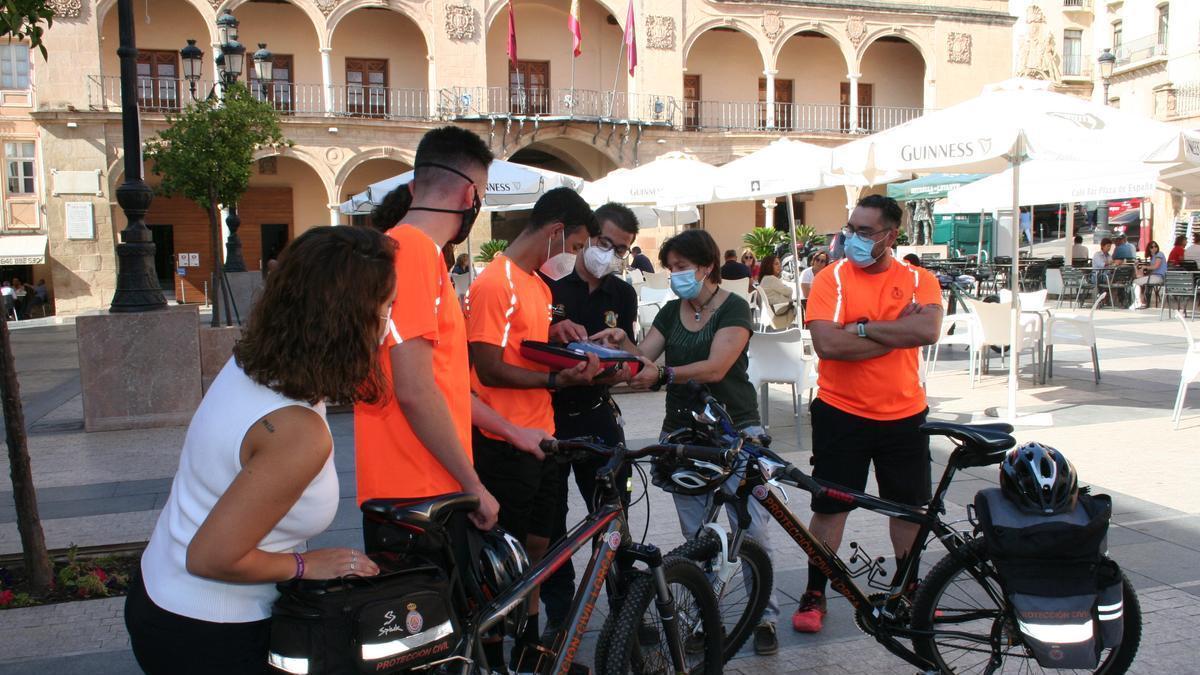 Presentación de la Unidad en bicicleta de Emergencias.