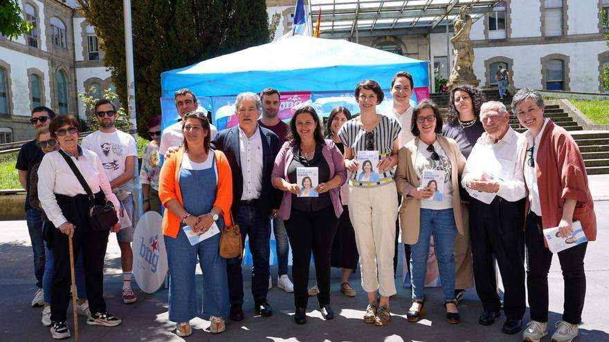 La campaña del BNG avanza en Pontevedra: “Queremos una Europa con derechos”