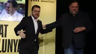 Aragonès reclama una "clara mayoría" para evitar que el PSC gobierne con los votos del PP