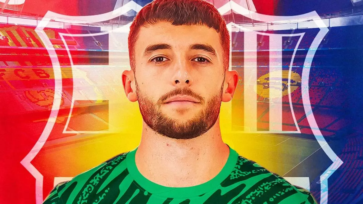 El Barça oficializa el fichaje de Joan Garcia tras pagar 26'3 millones de euros al Espanyol
