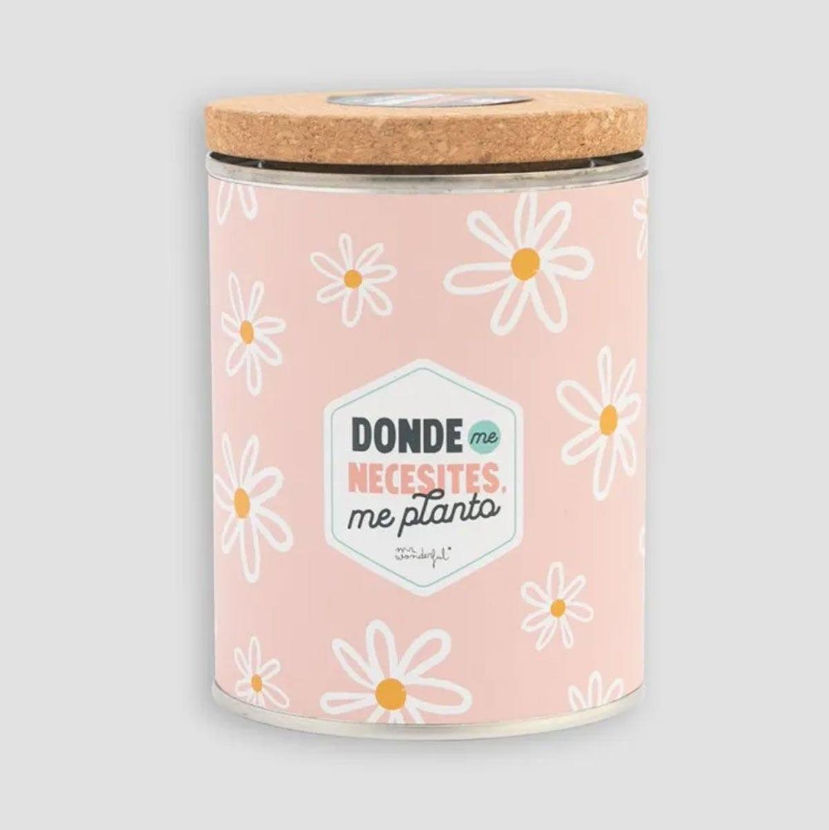 Lata con semillas - Donde me necesites, me planto de Mr Wonderful