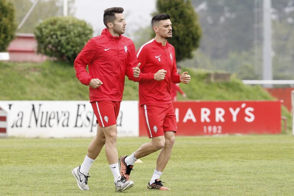 Entrenamiento del Sporting