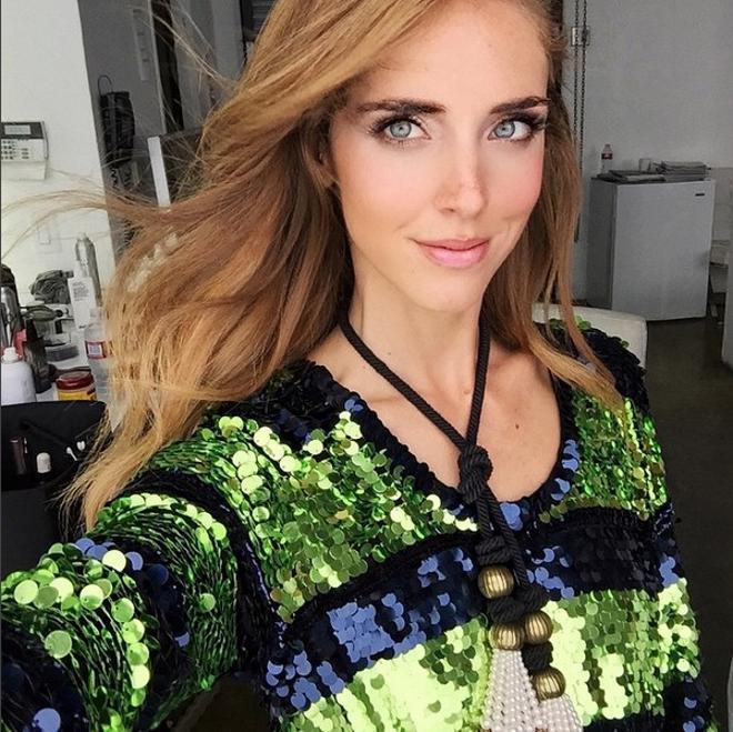 Chiara Ferragni, labios al desnudo