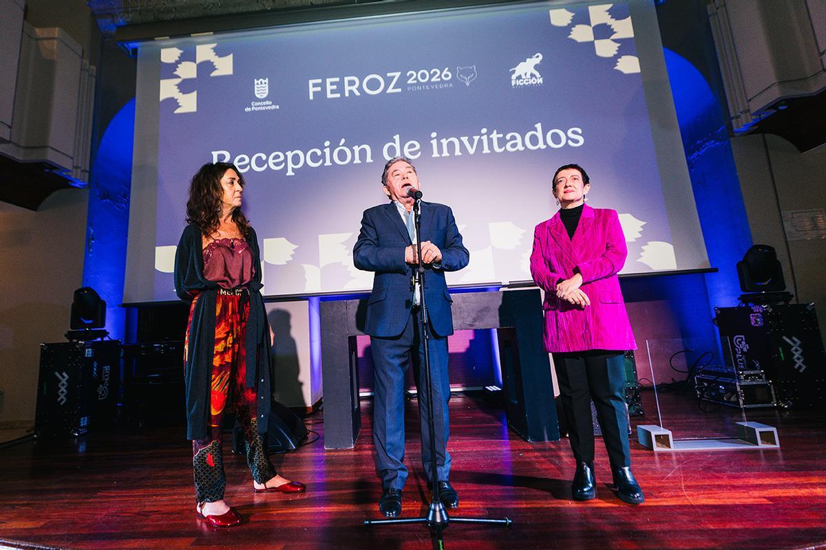 Famosos y otras caras conocidas en la bienvenida oficial de Pontevedra a los asistentes a la gala de los Feroz