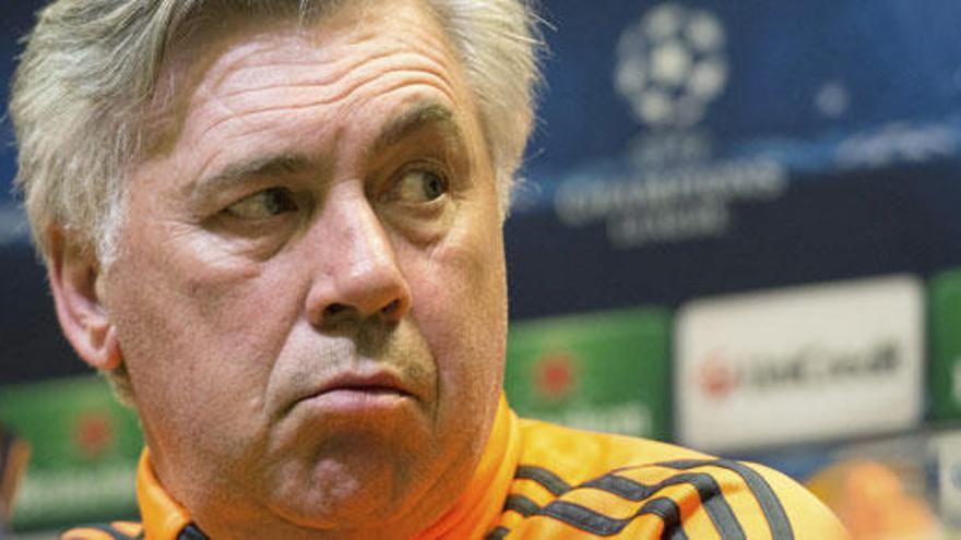 El entrenador italiano del Real Madrid, Carlo Ancelotti