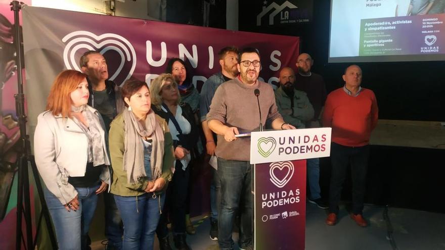 El coordinador provincial de Izquierda Unida, Guzmán Ahumada.