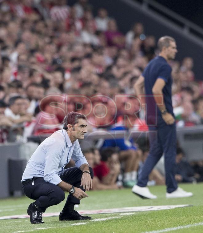 Imágenes del partido entre el  Athletic Club Bilbao,1 - FC Barcelona, 0 correspondiente a la jornada 01 de LaLiga Santander y que se ha disputado en San Mamés, Bilbao.