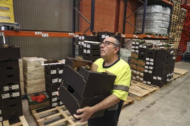 Los bancos de alimentos alertan del aumento de la pobreza alimentaria mientras disminuyen los donativos