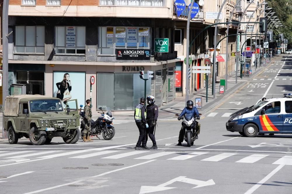 Murcia en su tercer domingo de confinamiento