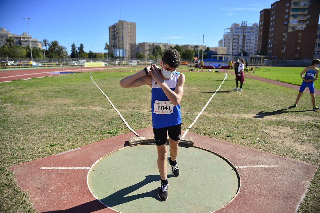 Atletismo nacional Máster sábado en la pista de Atletismo de Cartagena