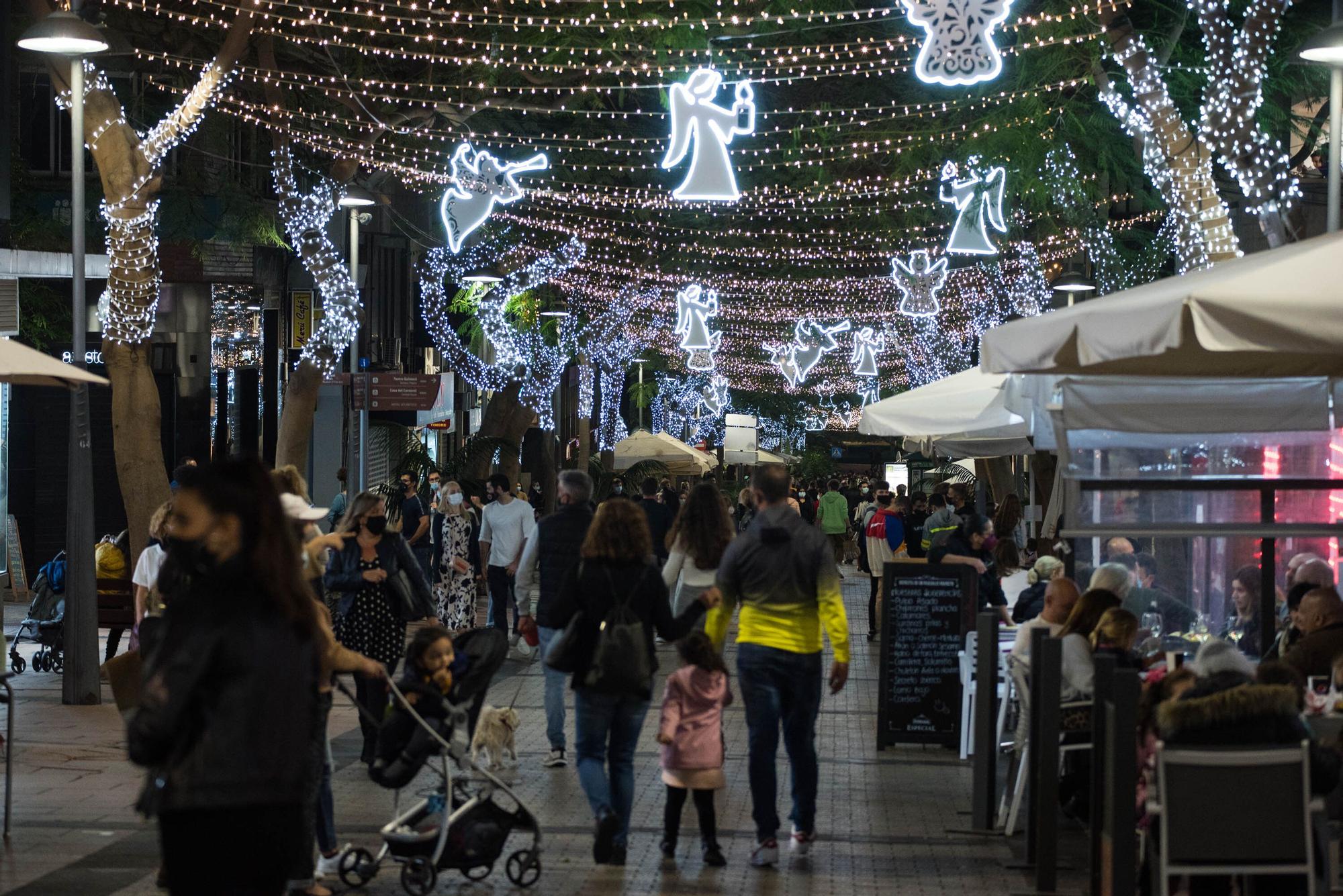 Encendido del alumbrado navideño en Santa Cruz de Tenerife