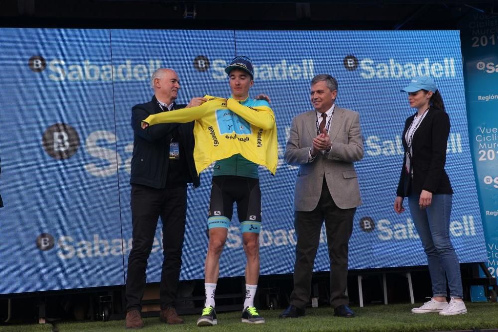 Llegada de la Vuelta a Murcia-Gran Premio Sabadell en San Javier