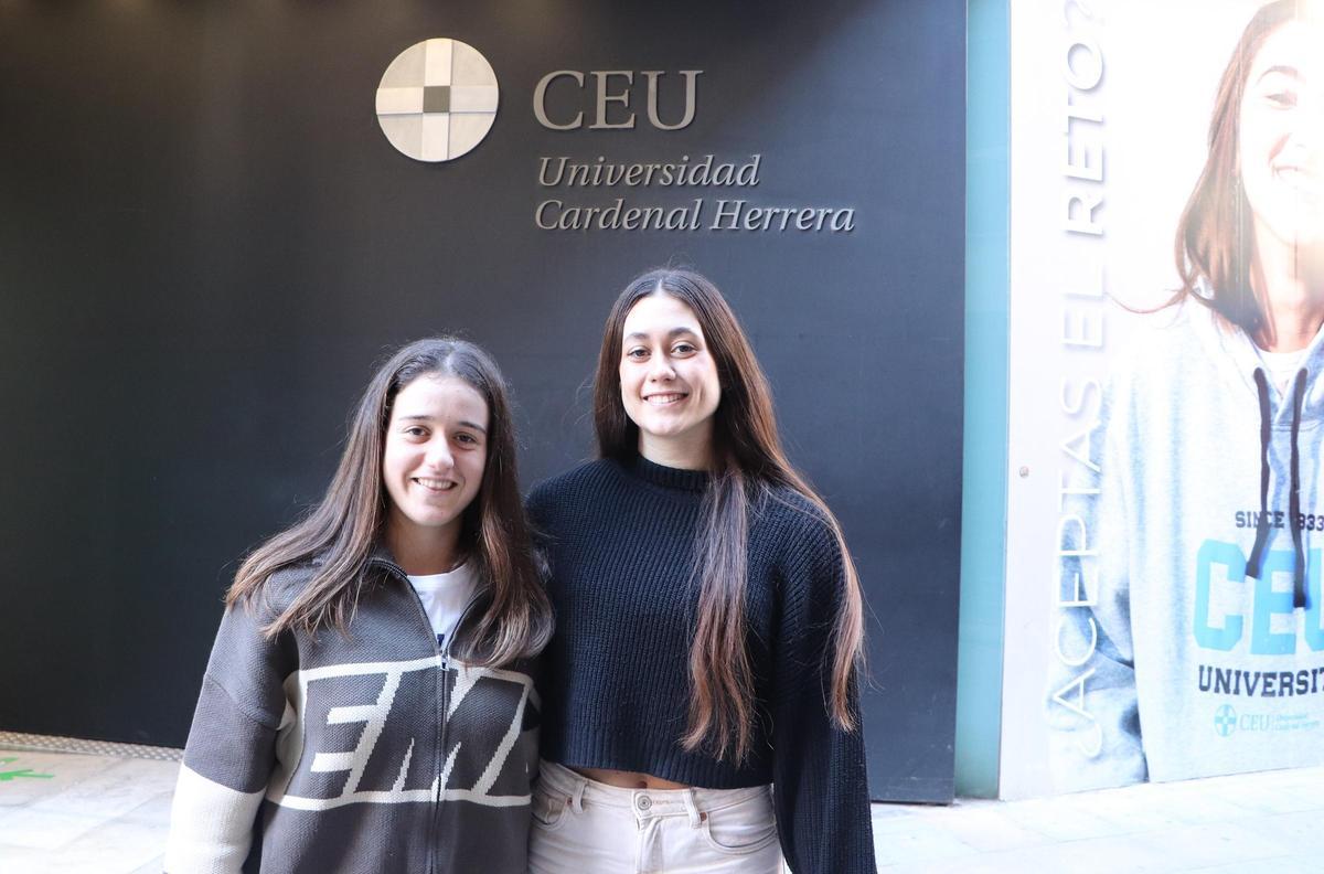 Leire y Carolina forman parte del Programa de Apoyo a Deportistas del CEU, una iniciativa orientada a facilitar la conciliación de la carrera académica y deportiva.
