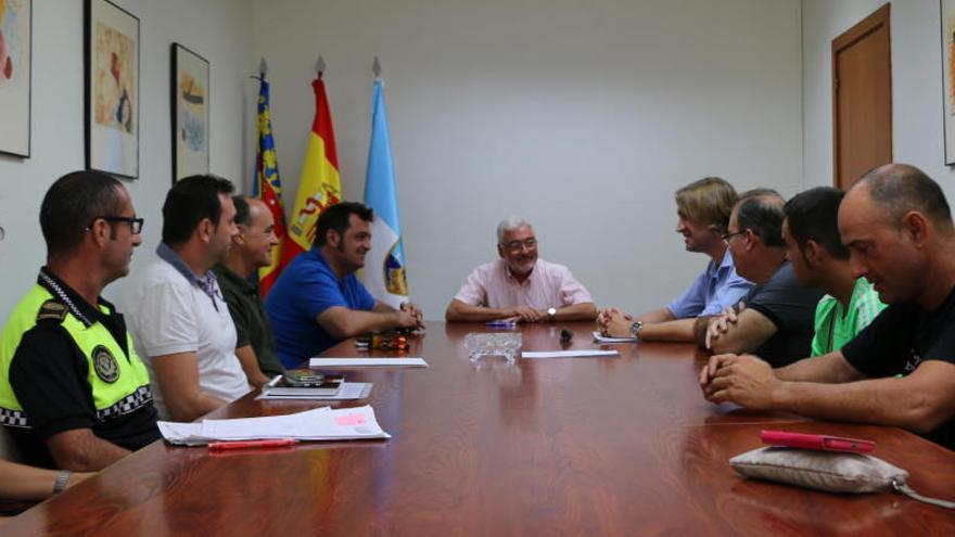 Reunión entre feriantes y Ayuntamiento