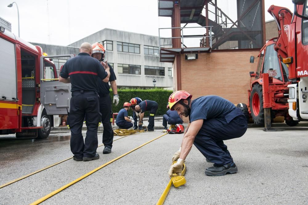 Nuevos bomberos de Oviedo