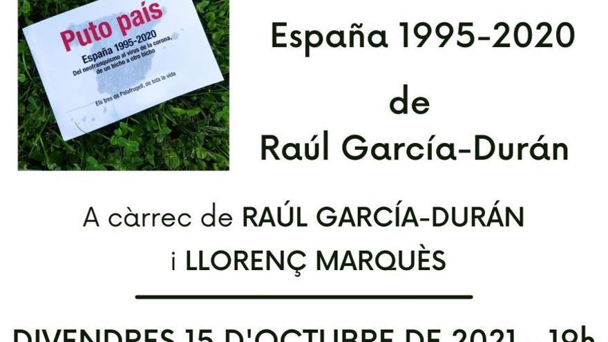 Presentació del llibre Putu País. España 1995 - 2020