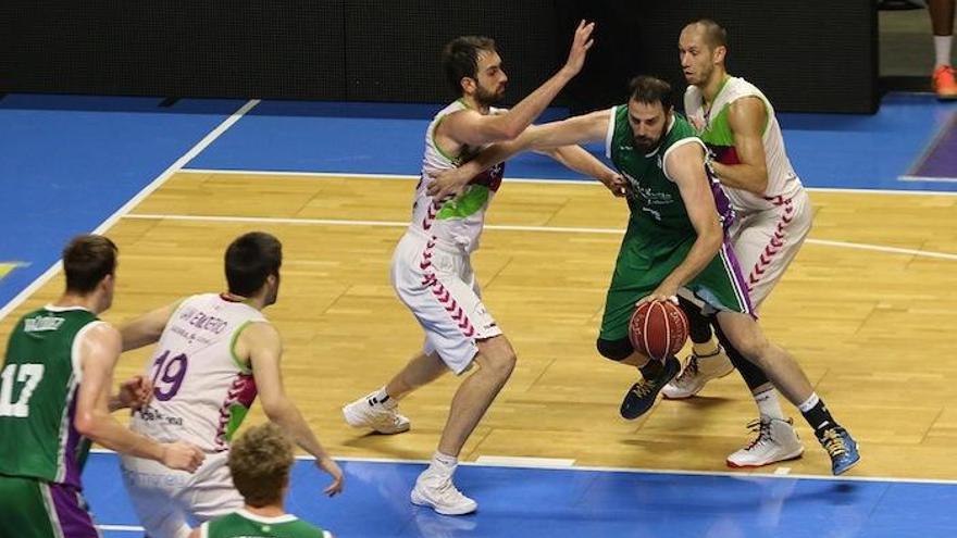 El ala-pívot malagueño Germán Gabriel, ante el Baskonia