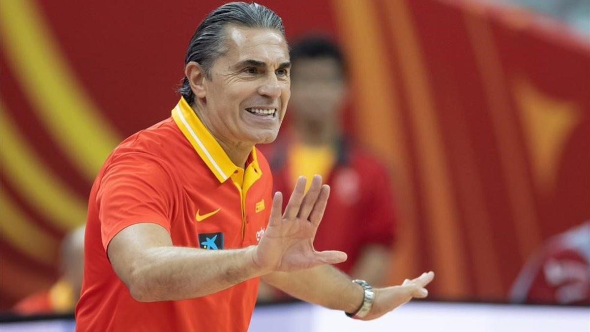 Sergio Scariolo , seleccionador español de baloncesto