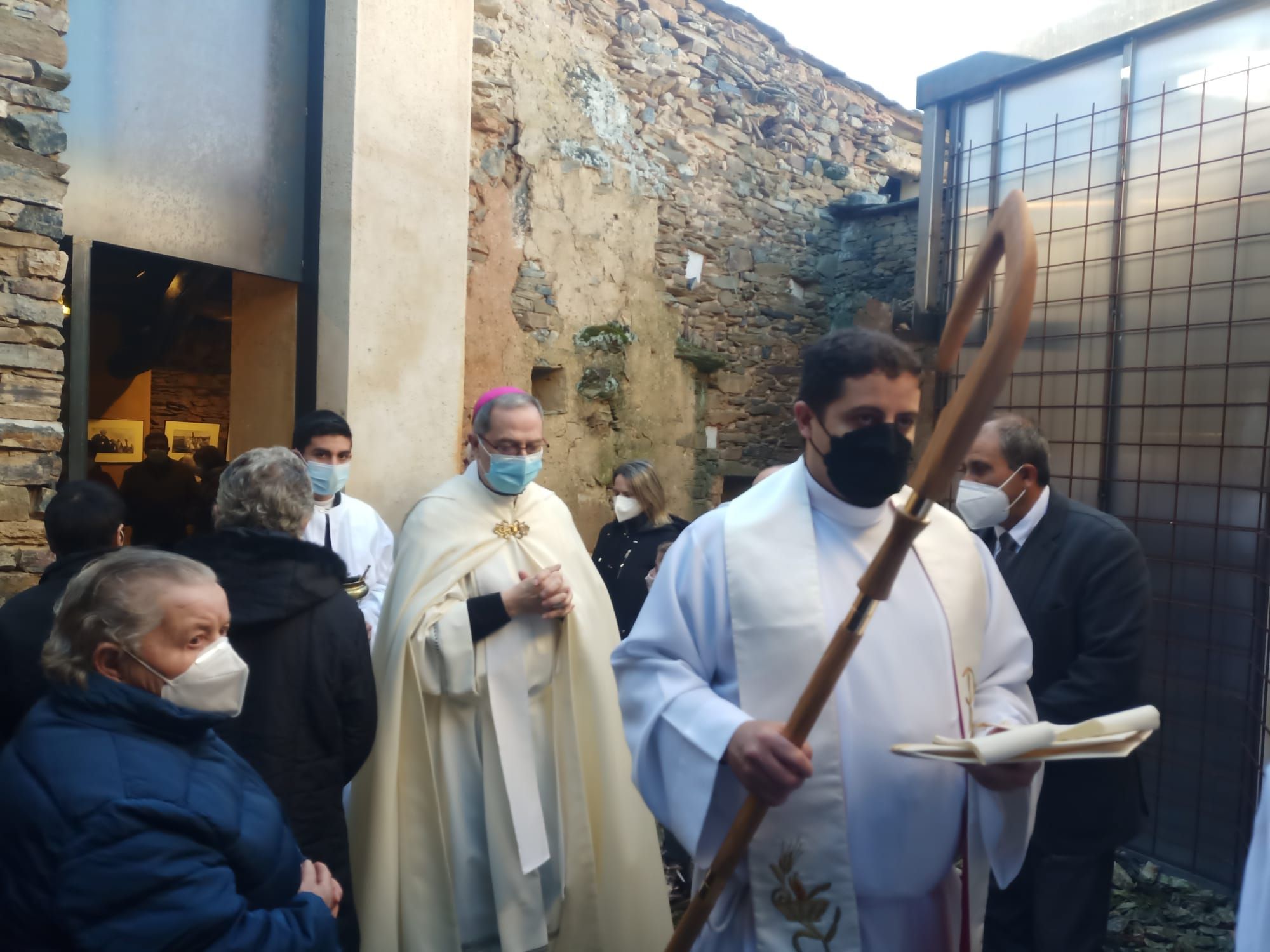 Así ha sido la visita del obispo de Zamora a Bercianos