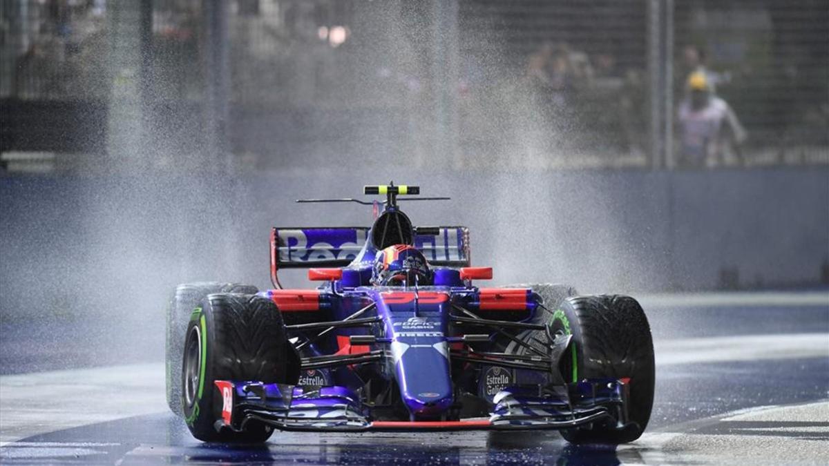 Carlos Sainz, cuarto en Singapur