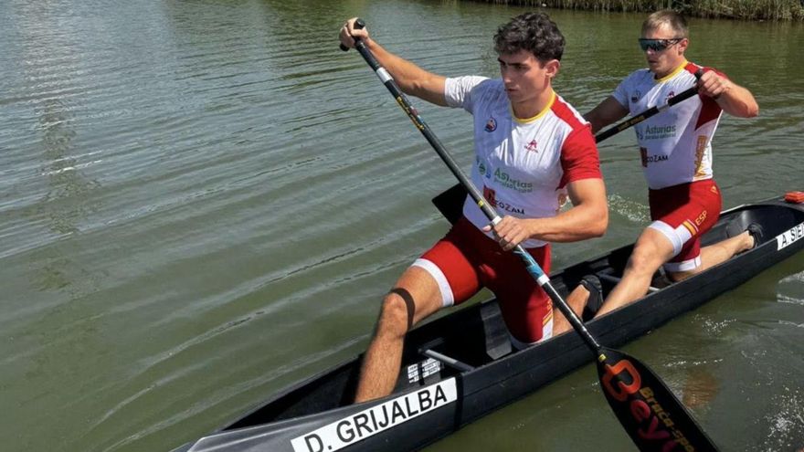 Grijalba y Siero consiguieron la plata en el Europeo de Racice.