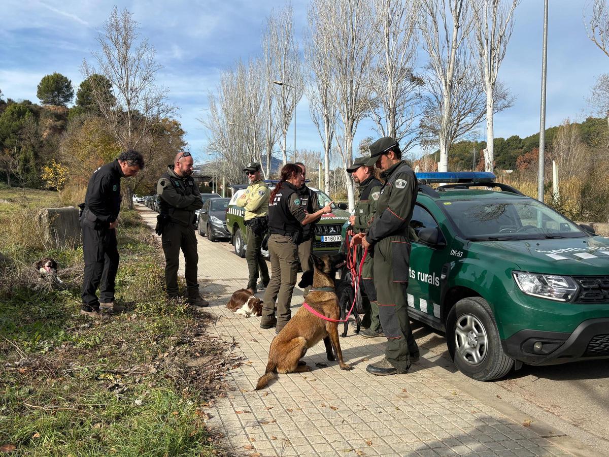 Los Agents Rurals a punto de salir a la búsqueda de cadáveres de animal