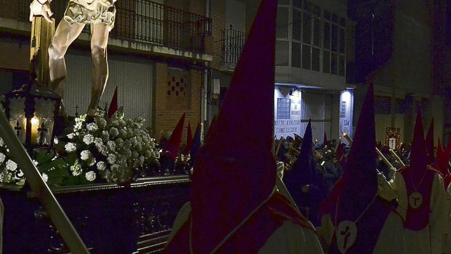 Paso de Nuestro Señor Flagelado, al inicio de la procesión.