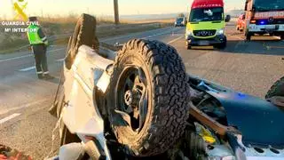 Seis heridos, entre ellos un niño de 3 años, en un grave accidente en Almería