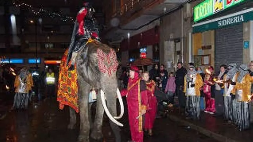 Cabalgata en El Berrón, Siero