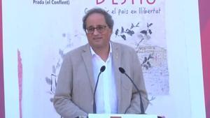 El president de la Generalitat pide disculpas por las disputas en el Govern.