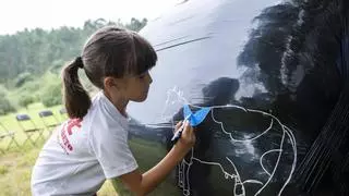"Porrua en bolas": una galería de arte rural al aire libre que dignifica el trabajo de los ganaderos