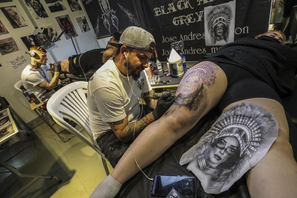 La pasión por la tinta llega a la Alicante Tattoo Convention en la IFA