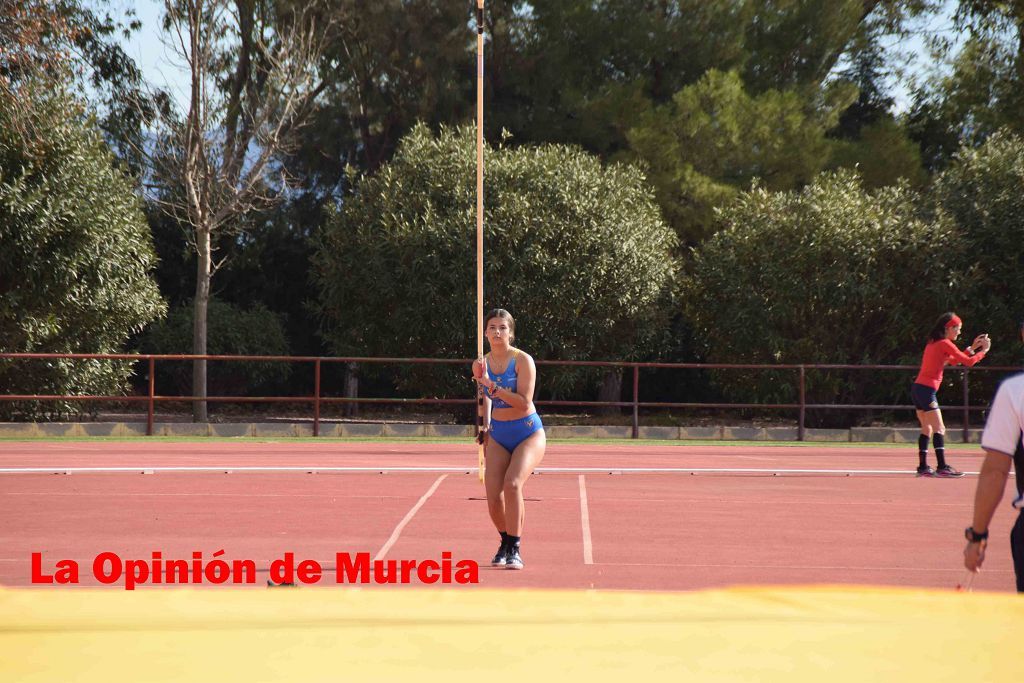 Regional absoluto y sub-23 de atletismo en Lorca (I)