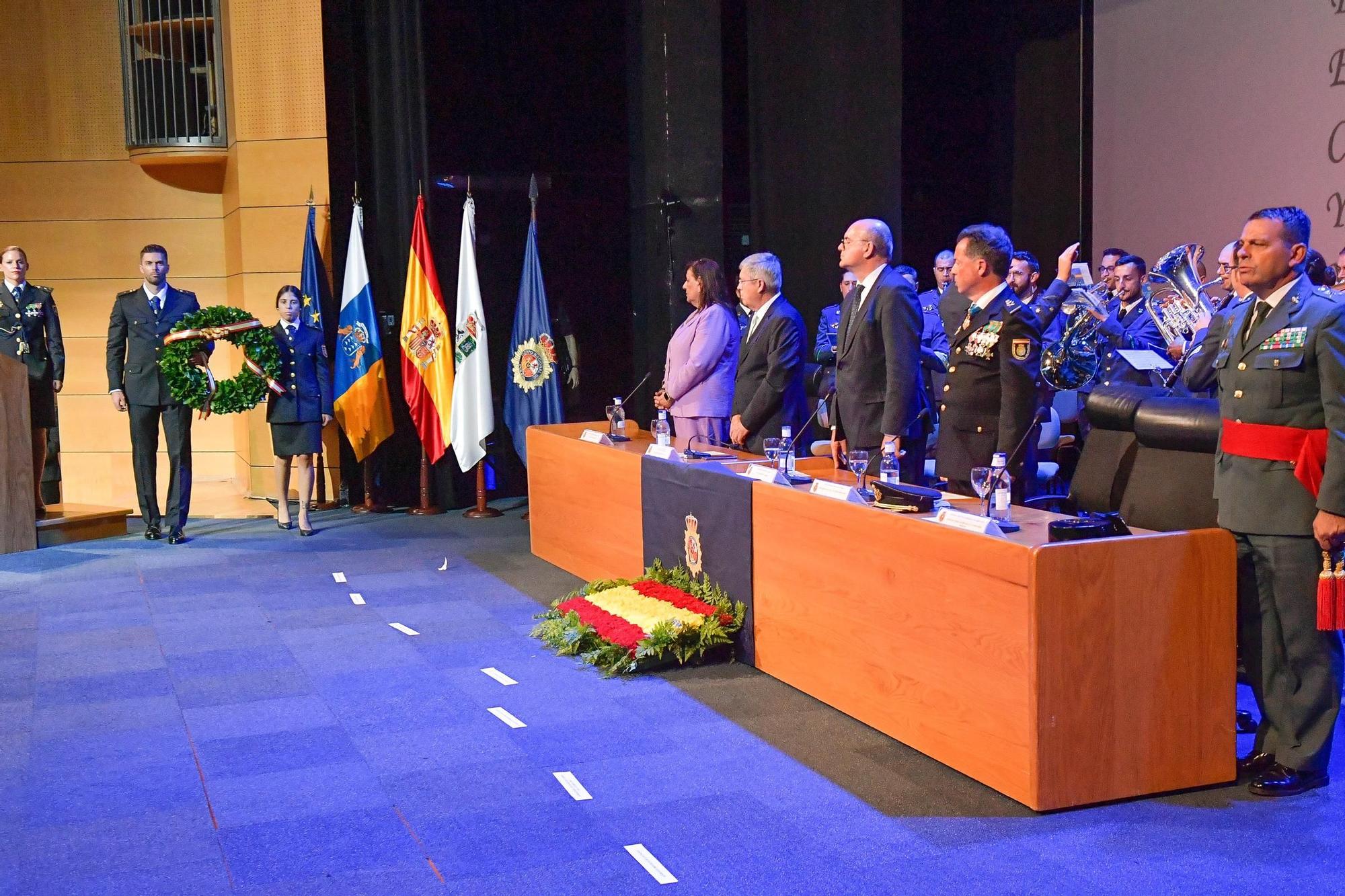 Acto del Día de la Policía en San Bartolomé de Tirajana