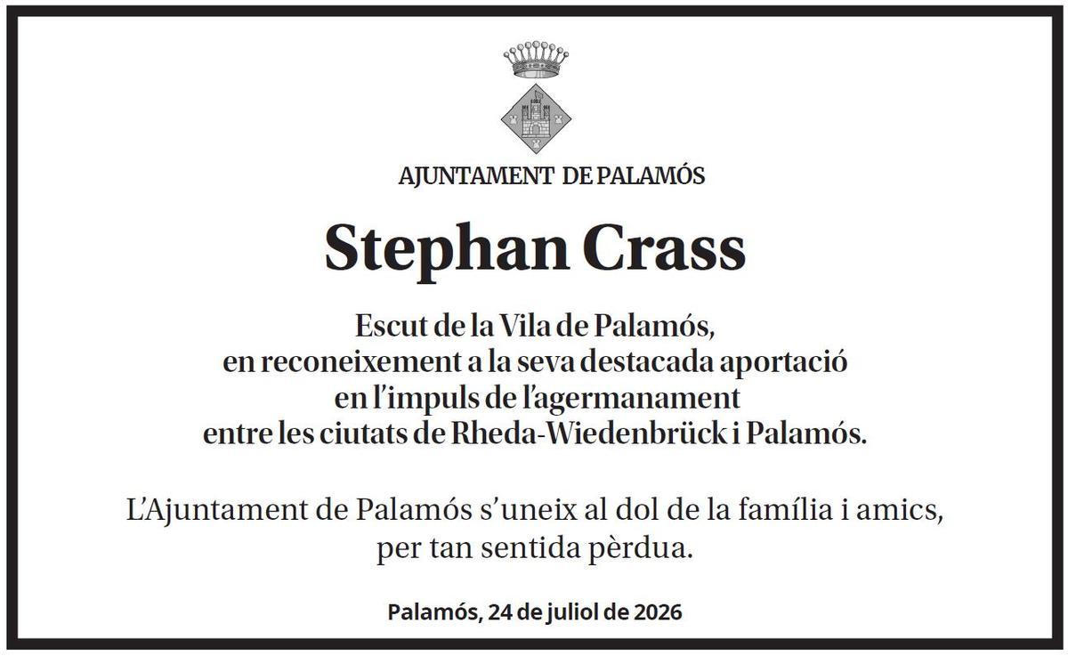 Stephan Crass.