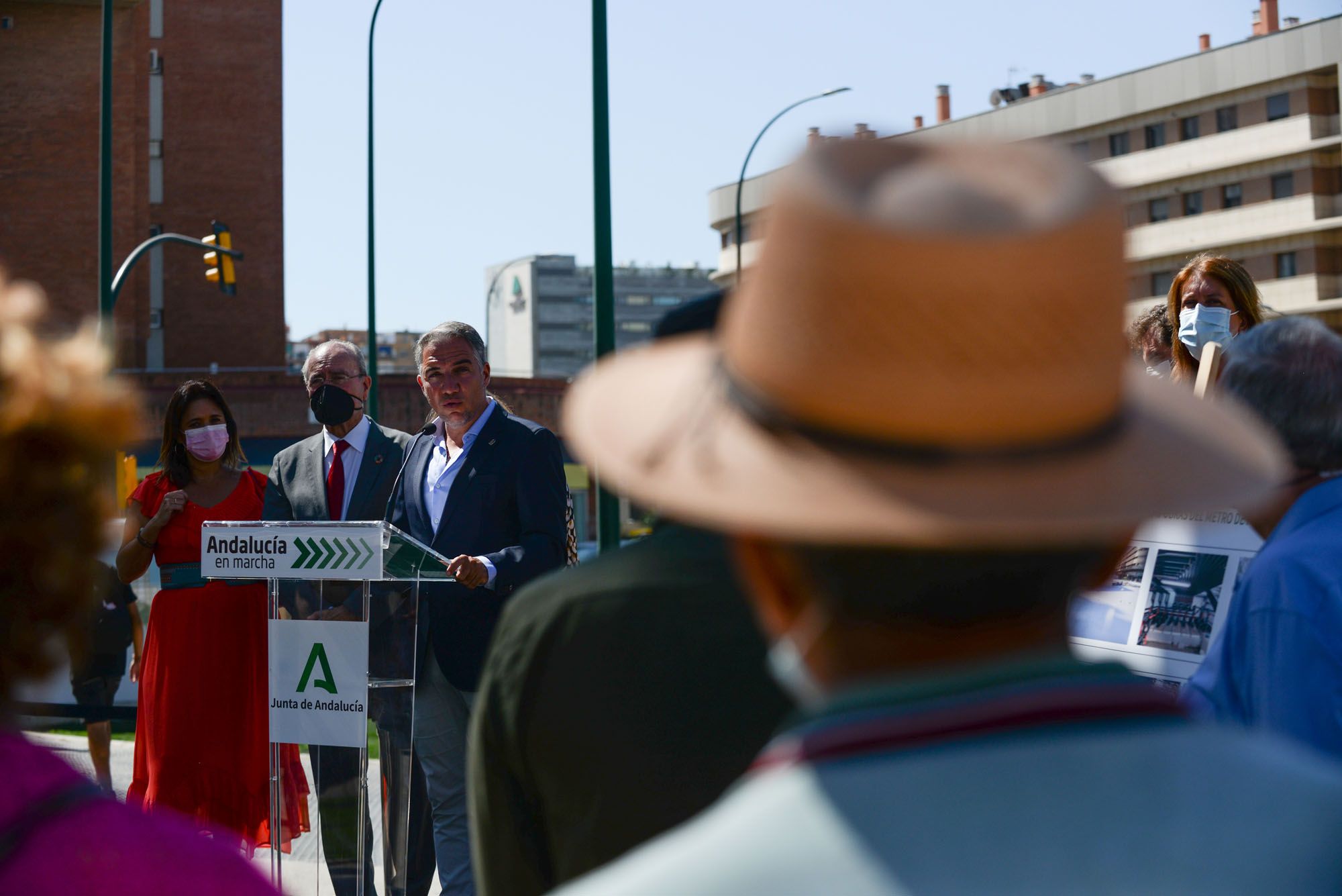 Inauguración de la nueva fuente de la plaza de la Solidaridad