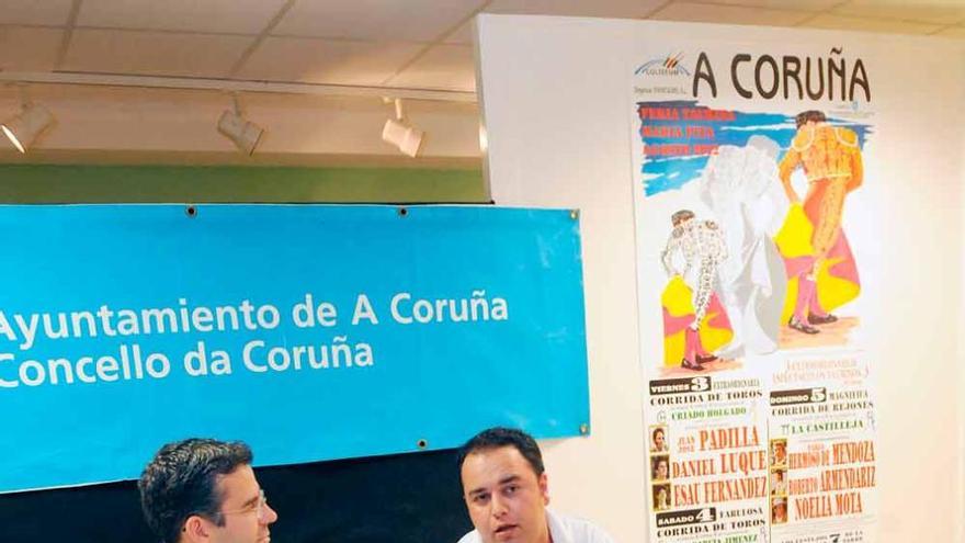 Rodríguez y Hebrero presentaron el cartel taurino. / 13fotos